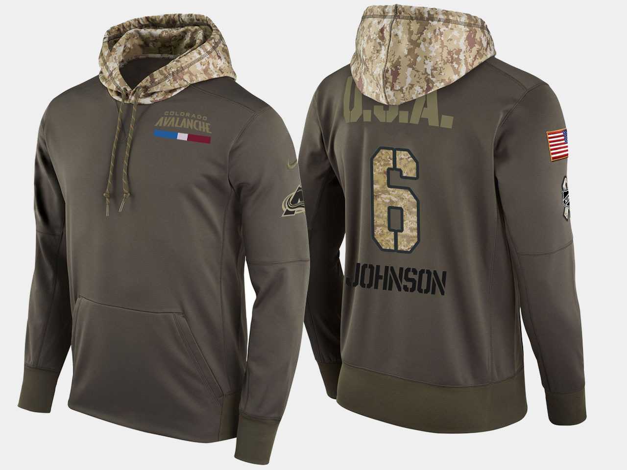 Nike Aavalanche 6 Erik Johnson Olive Salute To Service Pullover Hoodie,We sell and wholesale Nike Aavalanche 6 Erik Johnson Olive Salute To Service Pullover Hoodie on line form chian!